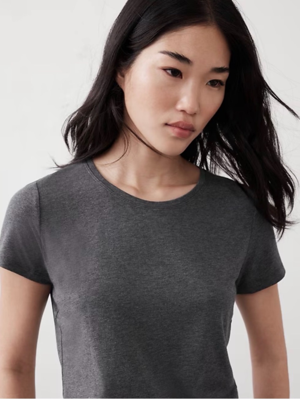 NWT Banana Republic Short Sleeve Gray Tee | Size Medium |